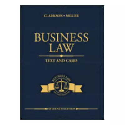Business Law Text &amp; Cases