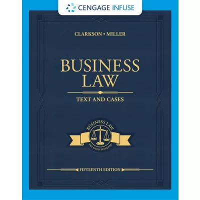 Cengage Infuse for Clarkson/Miller's Business Law: Text &amp; Cases, 1 term Instant Access
