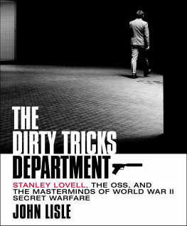 DIRTY TRICKS DEPARTMENT