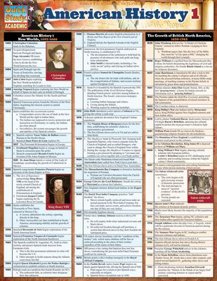 Quick Study: Academic: American History 1