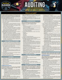 Auditing : a QuickStudy Reference Tool