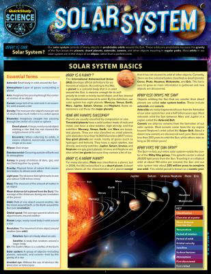 Solar System : A Quickstudy Laminated Reference Guide (Edition 2)