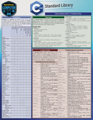 C++ Standard Library : A Quickstudy Laminated Reference Guide