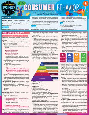 Consumer Behavior: A Quickstudy Laminated Reference Guide