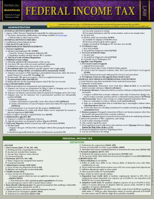 FEDERAL INCOME TAX