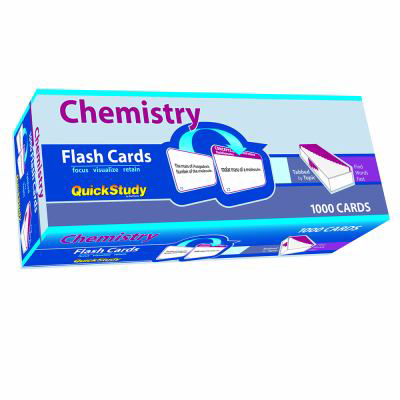 CHEMISTRY FLASH CARDS