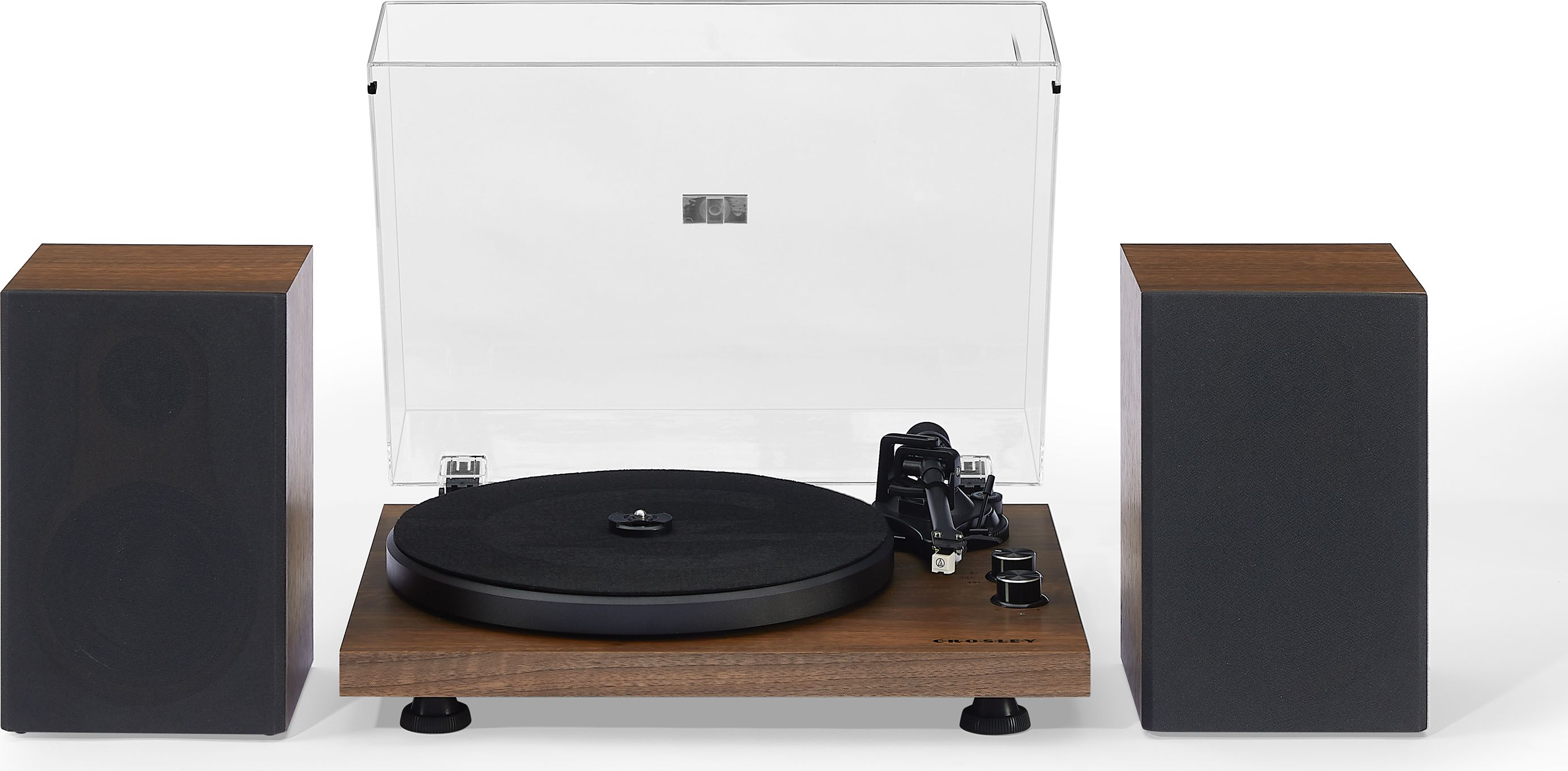 C62 Record Player Speaker Walnut Walnut