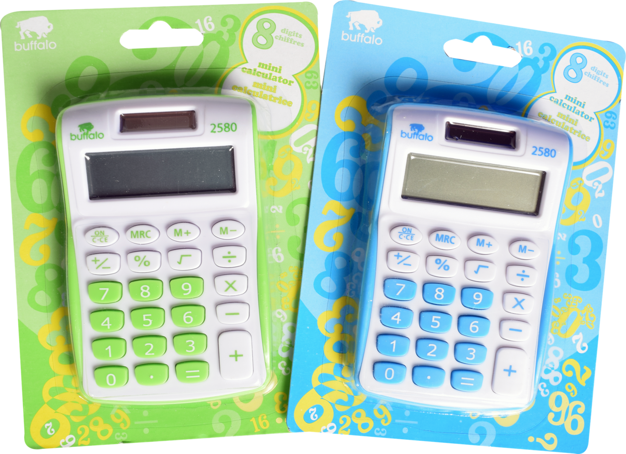 CALCULATOR 8DIGIT BATTERY POWER 4ASRT