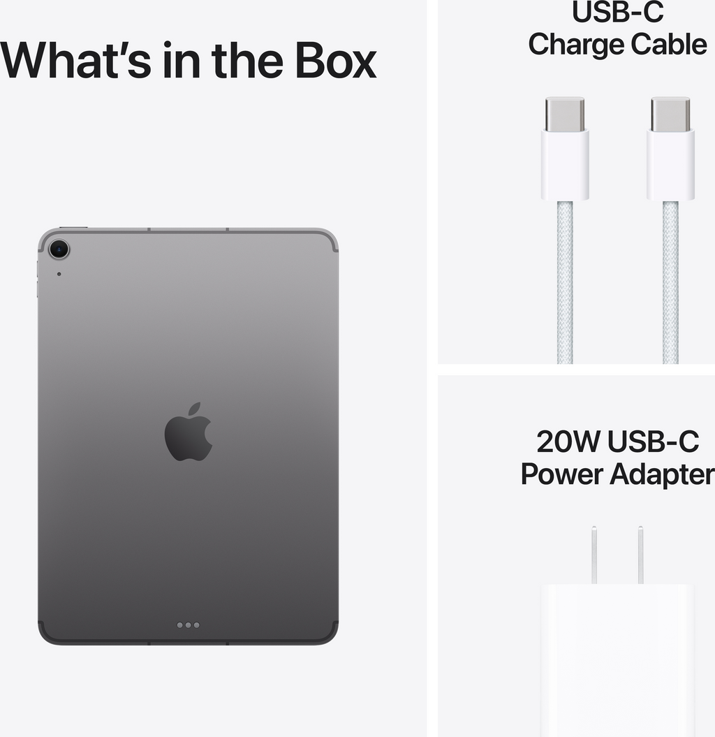 Apple 11-inch iPad Air M4 Chip Wi-Fi + Cellular - Space Gray