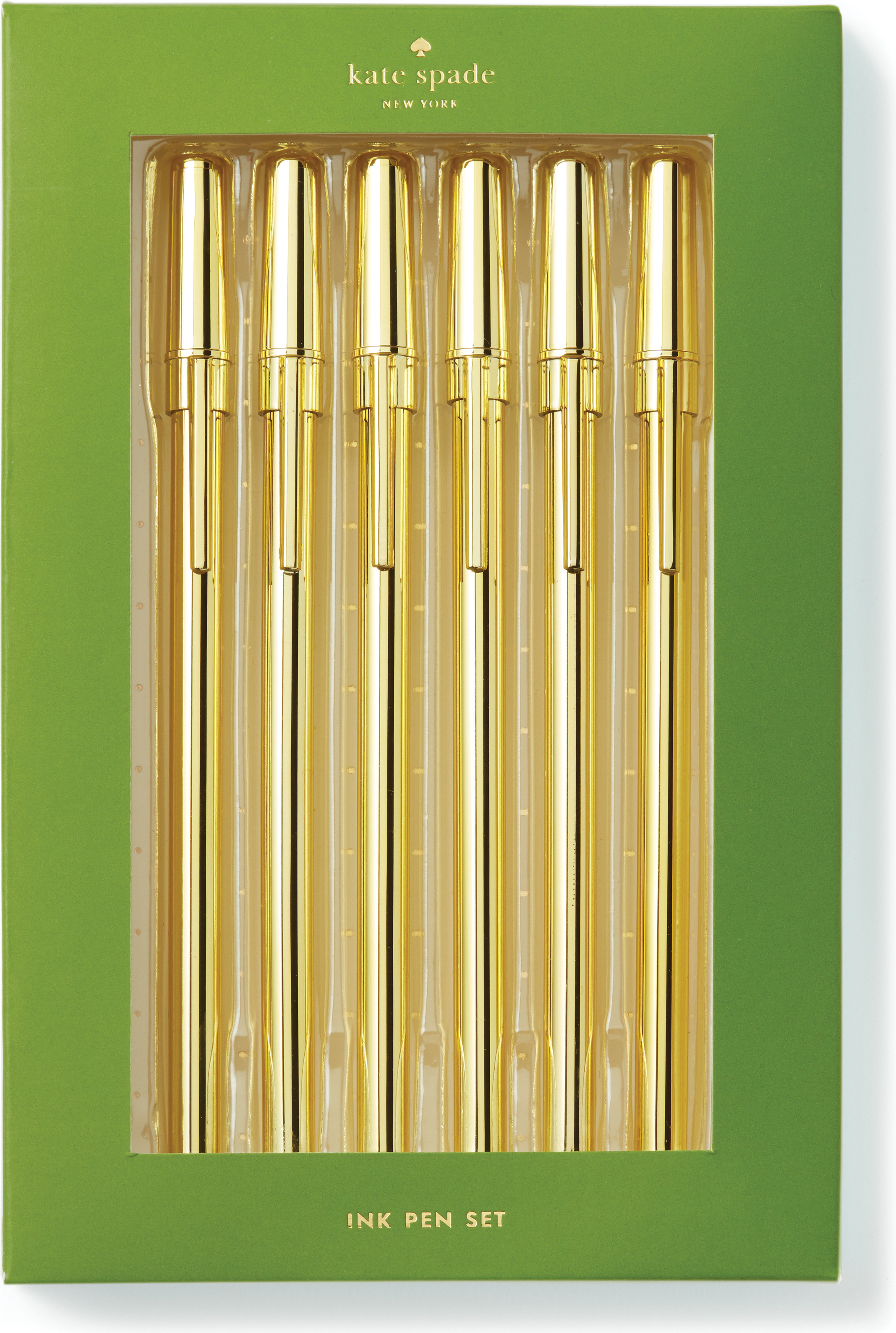 6 Pen Set Gold