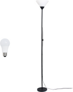 Simple Designs 70" 1 Light Stick Torchiere Floor Lamp with LED Bulb