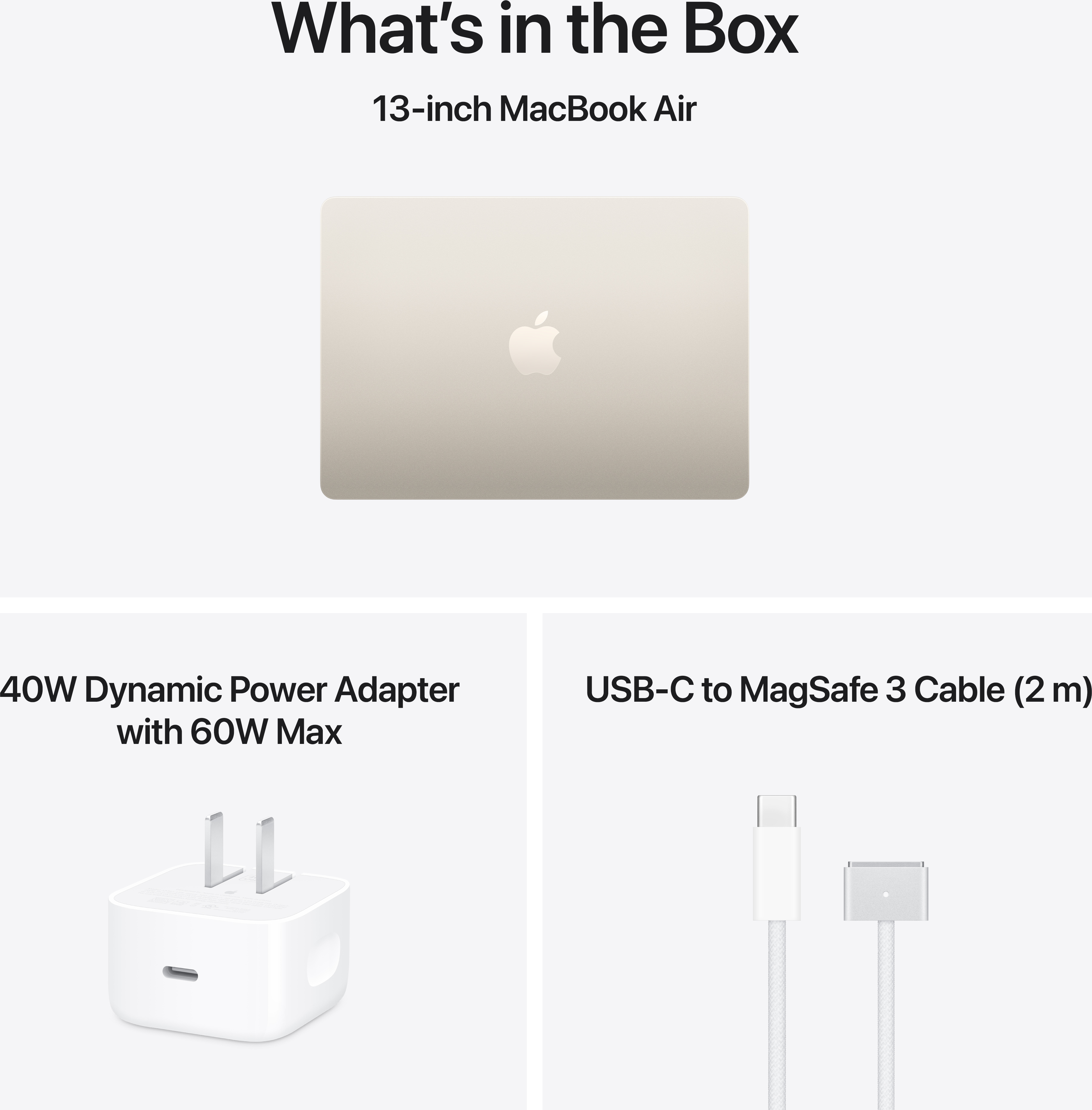 Apple 15-inch MacBook Air: Apple M5 chip with 10‑core CPU and 10‑core GPU, 24GB, 1TB SSD - Starlight