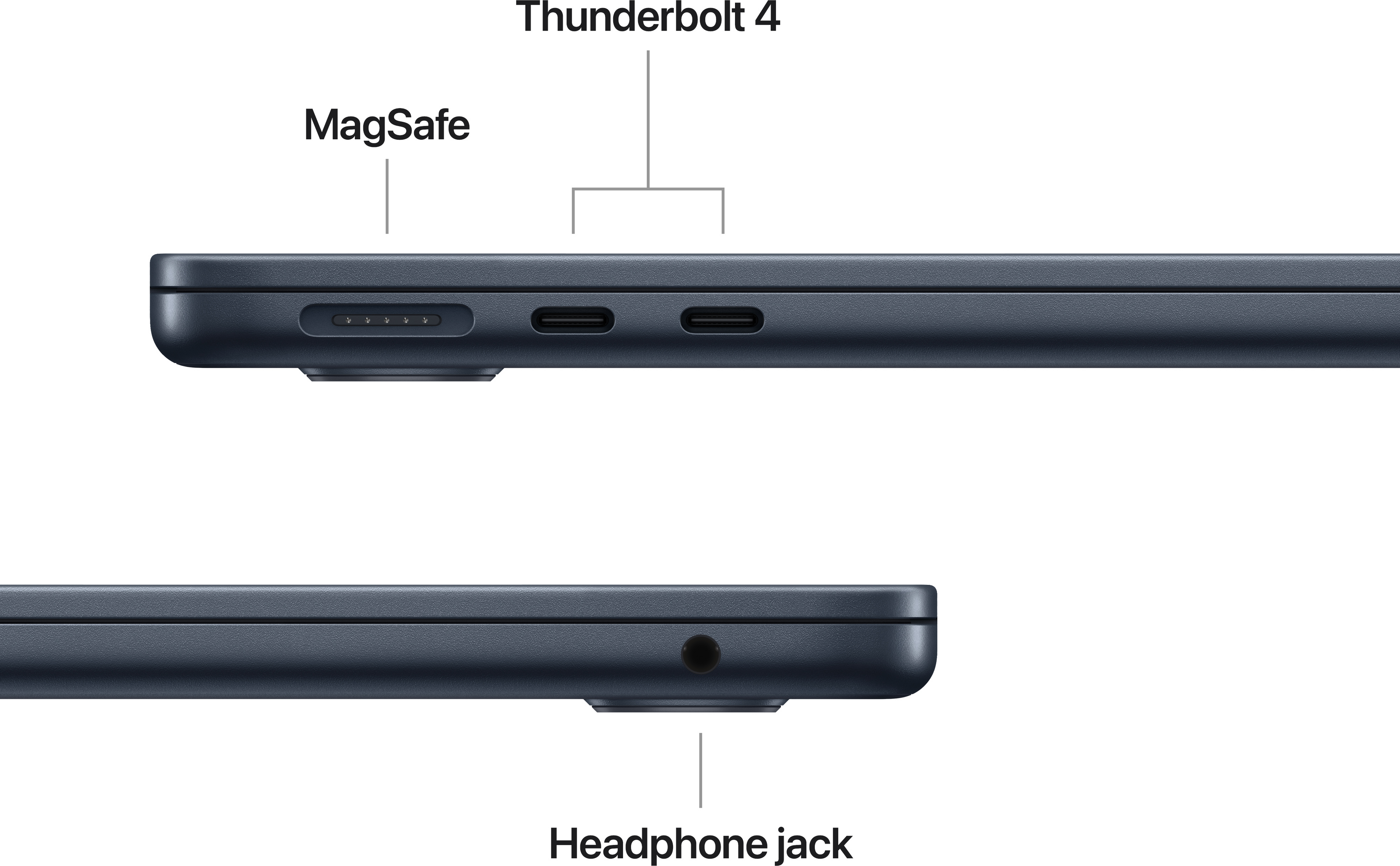 Apple 15-inch MacBook Air: Apple M5 chip with 10‑core CPU and 10‑core GPU, 16GB, 512GB SSD - Midnight