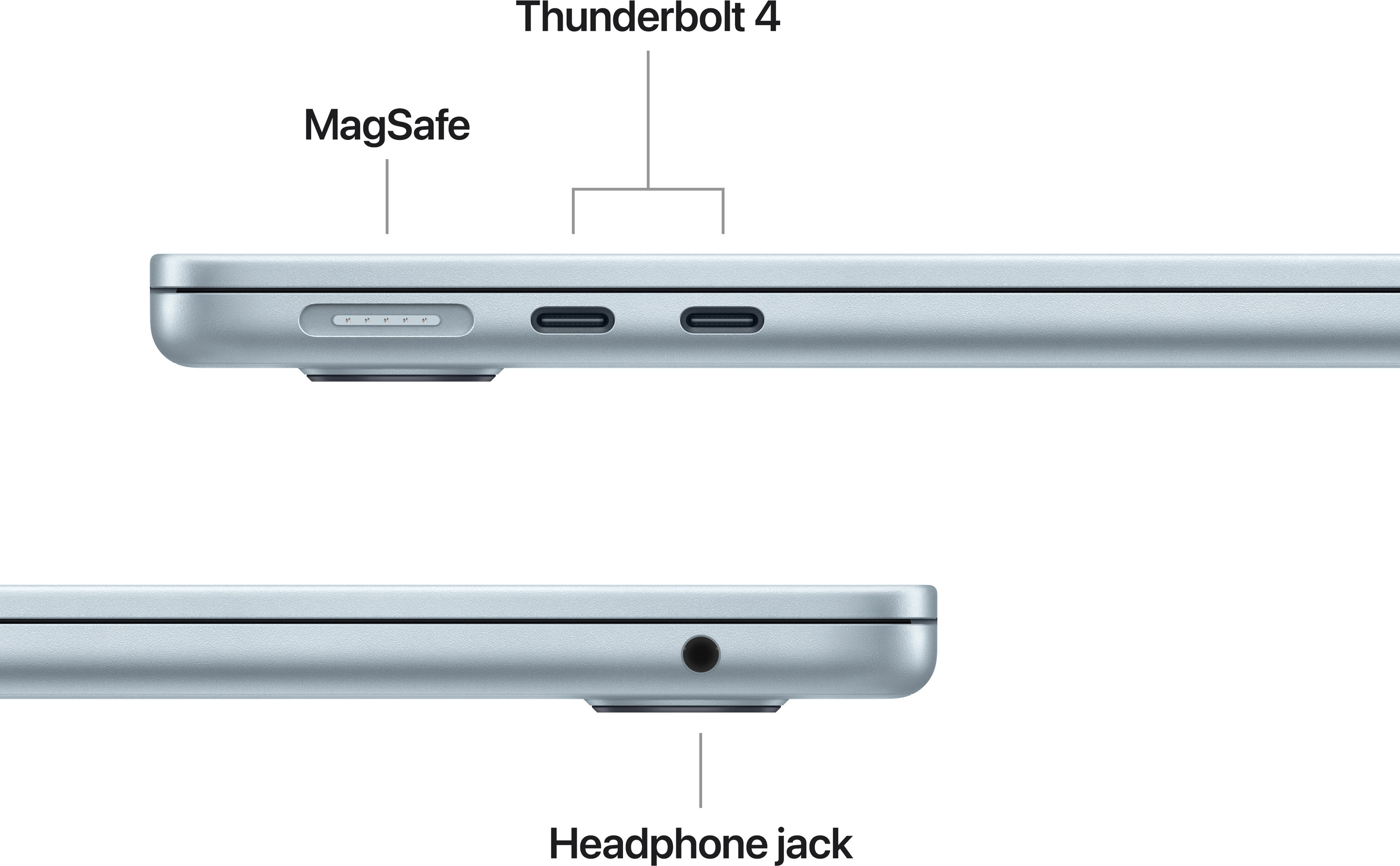 Apple 15-inch MacBook Air: Apple M5 chip with 10‑core CPU and 10‑core GPU, 24GB, 1TB SSD - Sky Blue