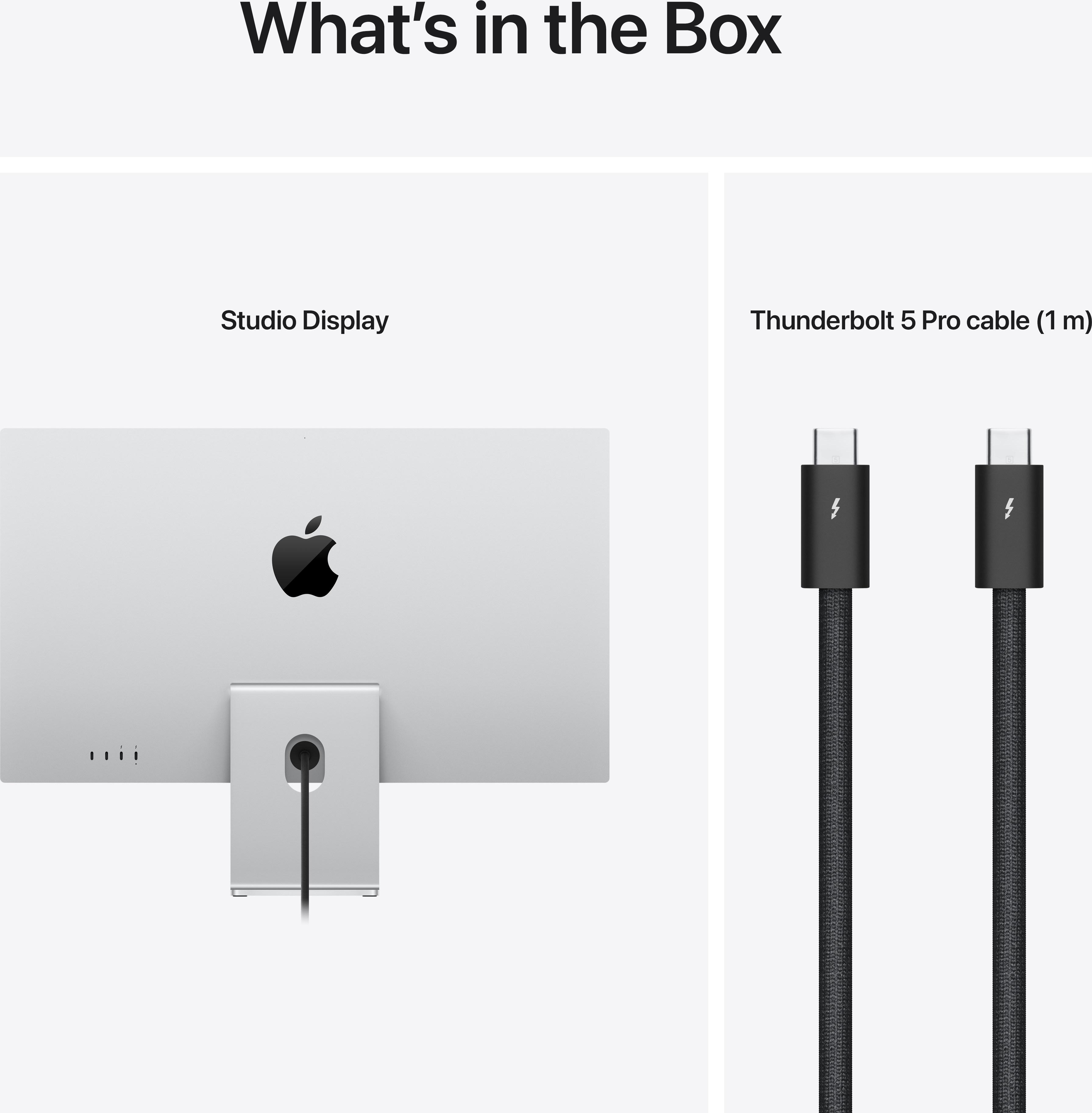Apple Studio Display - Standard glass - VESA mount adapter (Stand not included)