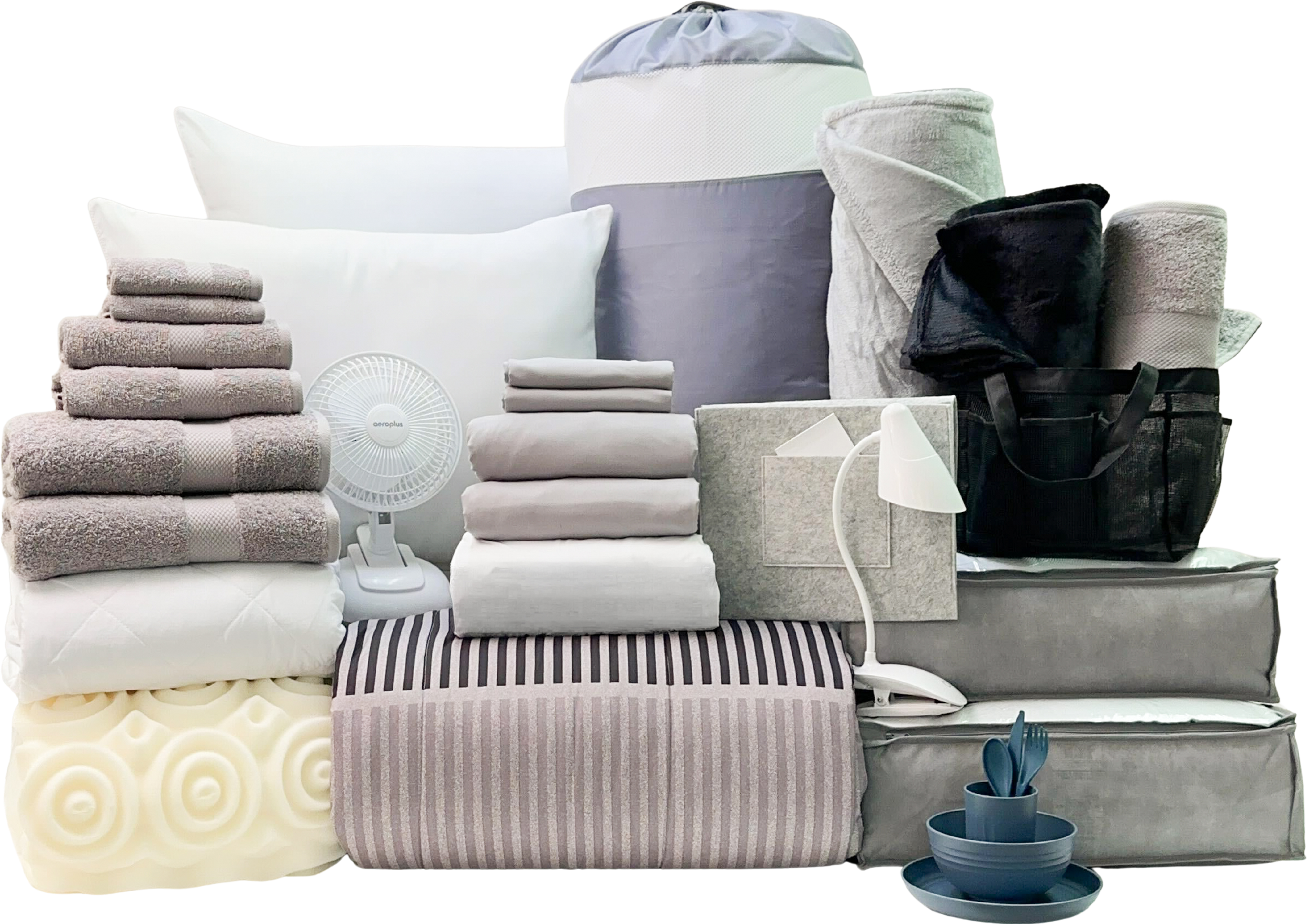 Complete 29pc Twin XL Bundle in Palmer Stripe - SHIPS 8/1 FOR IN-STORE PICKUP ON FALL MOVE-IN WEEKEND.