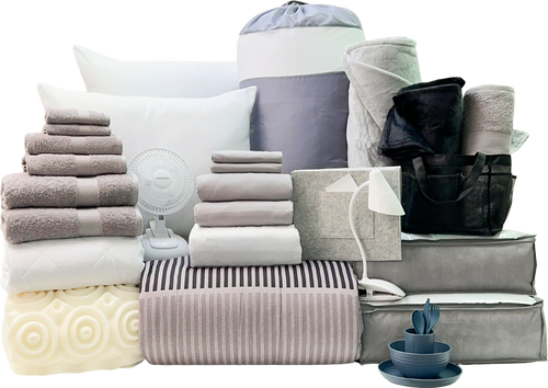 Complete 29pc Twin XL Bundle in Palmer Stripe - SHIPS 8/1 FOR IN-STORE PICKUP ON FALL MOVE-IN WEEKEND.