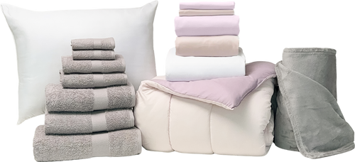 Essential 17pc Twin XL Bundle in Lavender Blush - SHIPS 8/1 FOR IN-STORE PICKUP ON FALL MOVE-IN WEEKEND.