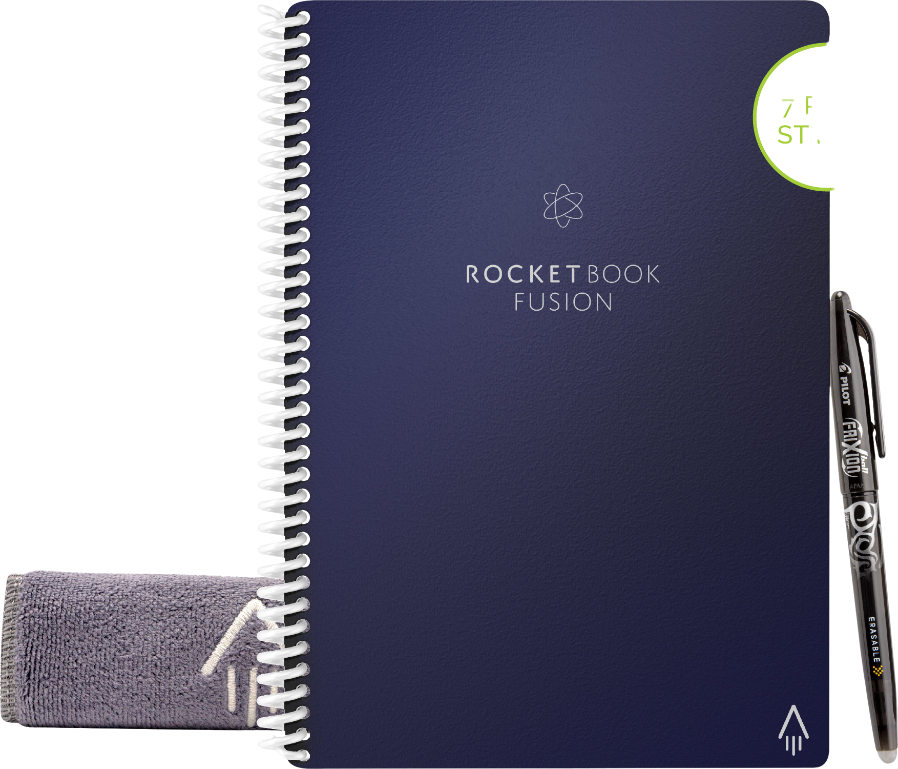 Rocket Notebook 6x8.8 Blue